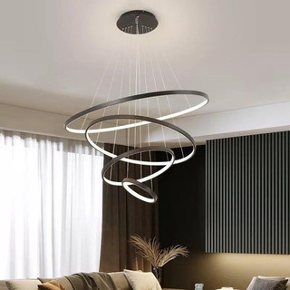 لوستر تارا مدل دایره کهکشانی چهار حلقه کد PB470