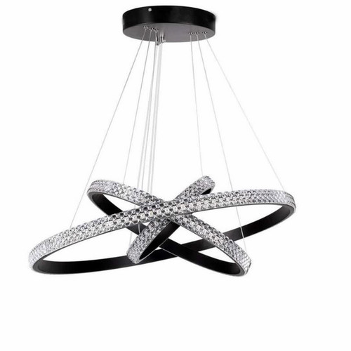 لوستر تارا مدل دایره کریستالی کد PBK370