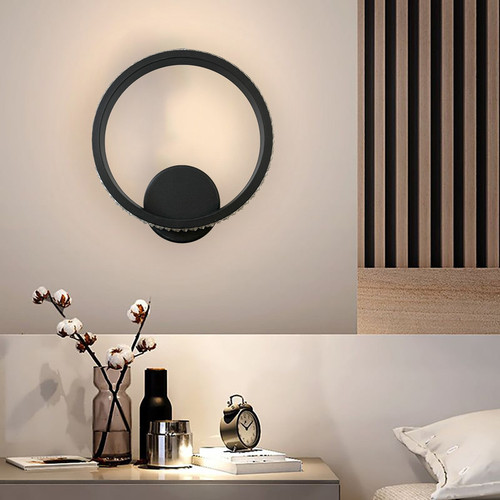 چراغ دیواری تارا مدل مدرن دایره کریستالی کد DPK120