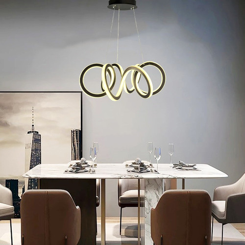 لوستر آویز تارا مدل مدرن گل دو طرفه کد FD160