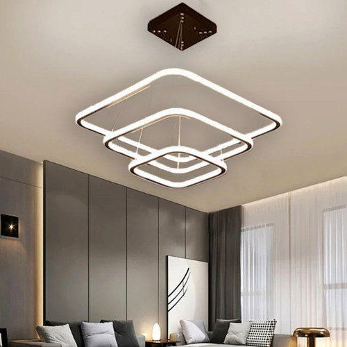 لوستر آویز تارا مدل مدرن مربع دو طرف کد SPD360